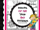 Months of the Year and Holidays Interactive Activities
