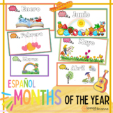 Spanish Classroom Decor Spanish Months of The year Bulleti