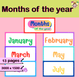 Months of the year.(1)