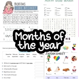 Months of the year Worksheets