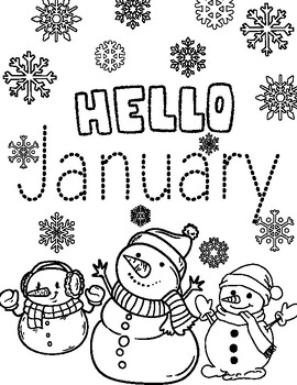 Months Of The Year Coloring Pages By Melissa Rojas 