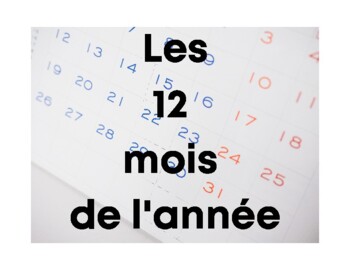 Preview of Months of the year in French