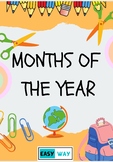 Months of the year in english for kids