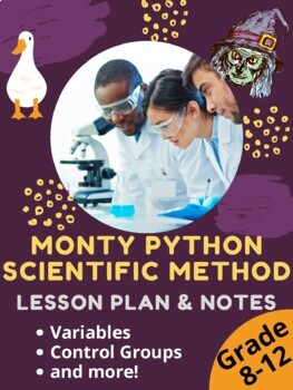 Preview of Monty Python Scientific Method Lesson Plan | Student Handout | Teaching Notes