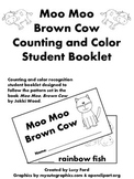 Moo Moo, Brown Cow Counting and Color Recognition Student Booklet
