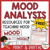 Mood Analysis Worksheet | Anchor Chart | Word List | Free