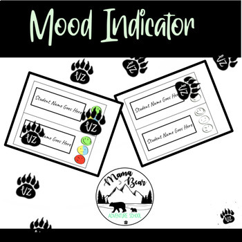 Preview of Mood Indicator for Self Regulation and Classroom Management