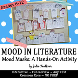 Mood Masks, Hands-on Project for Mood in Literature, Inter