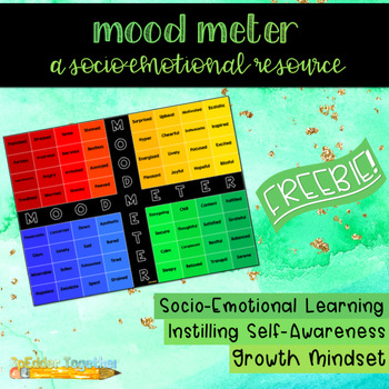 Preview of Mood Meter: A Socio-Emotional Resource