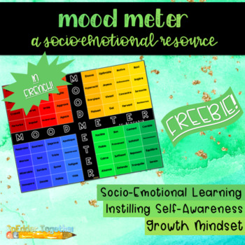 Preview of Mood Meter: A Socio-Emotional Resource - in French