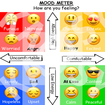 Preview of Mood Meter Chart