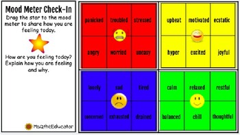Preview of Mood Meter Check-In
