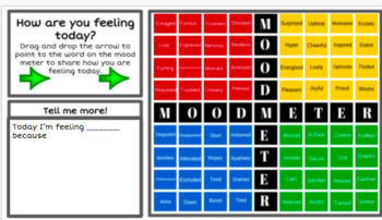 Preview of Mood Meter Check In SEL