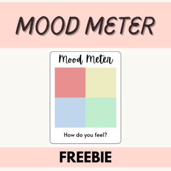Mood Meter FREEBIE by Encompass Inclusion | Teachers Pay Teachers