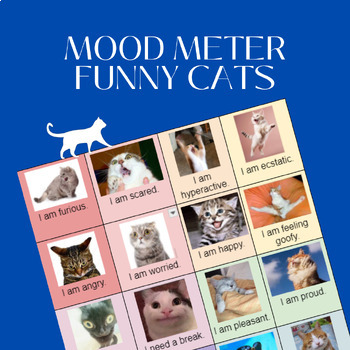 Preview of Mood Meter Funny Cats