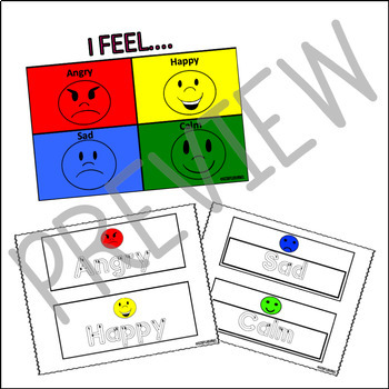 Social-Emotional l Mood Meter l Print and Go l Special Education l Freebie