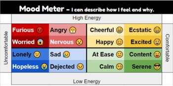 Mood Meter and Reflection Tool by The Lone Granger | TPT