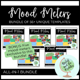 Mood Meters for SEL Check Ins for Elementary or Secondary 