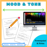Mood & Tone Powerpoint & Notes BUNDLE