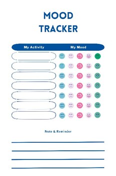 Mood Tracker by Tina Underwood | TPT