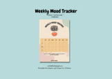 Mood Tracker DIGITAL Printable Journal Tool, Self Care Pla