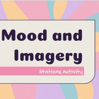 Preview of Mood and Imagery - Interactive notes and practice