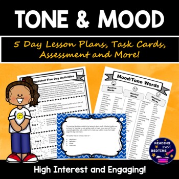 Preview of Tone and Mood 5 Day Activity Bundle