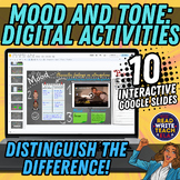 Mood and Tone: DIGITAL Interactive Activities with Google Slides