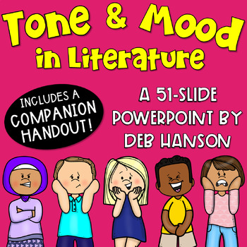 Preview of Mood and Tone PowerPoint Lesson with Practice Reading Passages