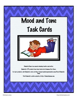 Preview of Mood and Tone Task Cards