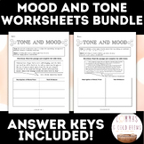 Mood and Tone Worksheets Bundle