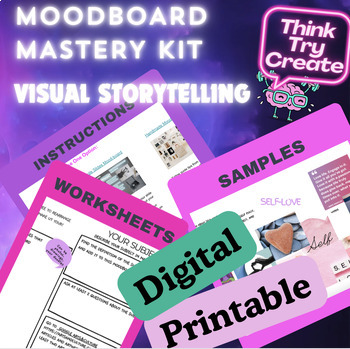 Preview of Moodboard Mastery Kit: Inspiring Creativity with STEAM and Visual Storytelling