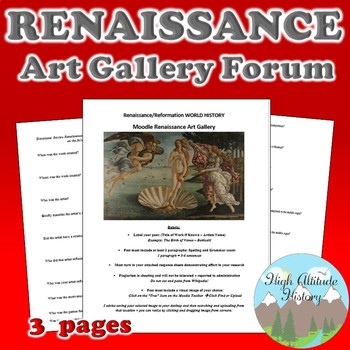 Preview of Renaissance Art Gallery Forum