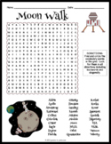 APOLLO 11 MOON LANDING - Word Search Puzzle Worksheet Activity
