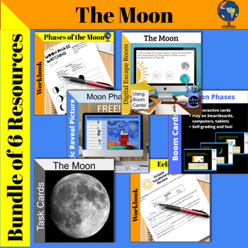 Preview of Moon Bundle of 6 resources