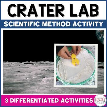 Preview of Moon Crater Lab Scientific Method Investigation