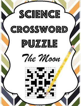 Moon Crossword Puzzle BJU Science 4 by Savannah Drescher TpT