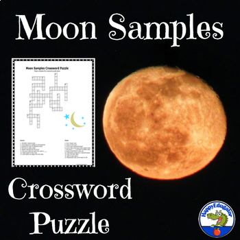 Moon Crossword Puzzle by HappyEdugator Teachers Pay Teachers