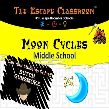 Preview of Moon Cycle Escape Room (Middle School) | The Escape Classroom