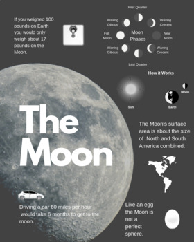 Preview of Moon Infographic