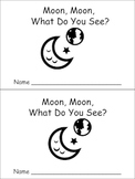 Moon Moon What Do You See Emergent Reader Space for Kindergarten