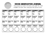 Moon Observation Journal Calendar