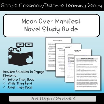 Preview of Moon Over Manifest Digital Novel Study Guide
