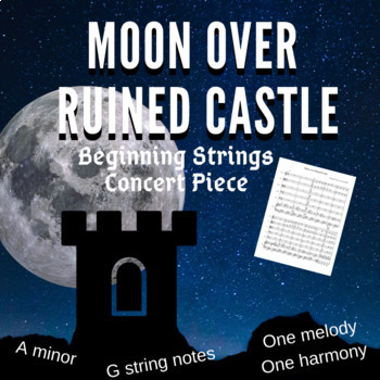 Preview of Moon Over Ruined Castle: Beginning Strings Concert Piece