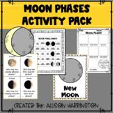 Moon Phase Activity Pack and Vocabulary Posters