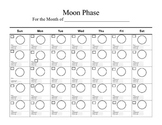 Moon Phase Blank Calender