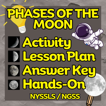 Preview of Moon Phase Discovery: Hands-On NYSSLS and NGSS Aligned Activities and Worksheets