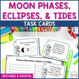 Moon Phases Eclipses and Tides Task Cards