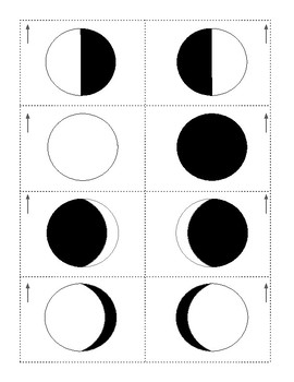 Moon Phase Flash Cards