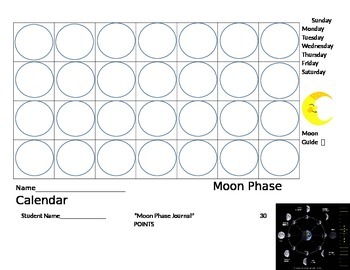 Preview of Moon Phase Journal
